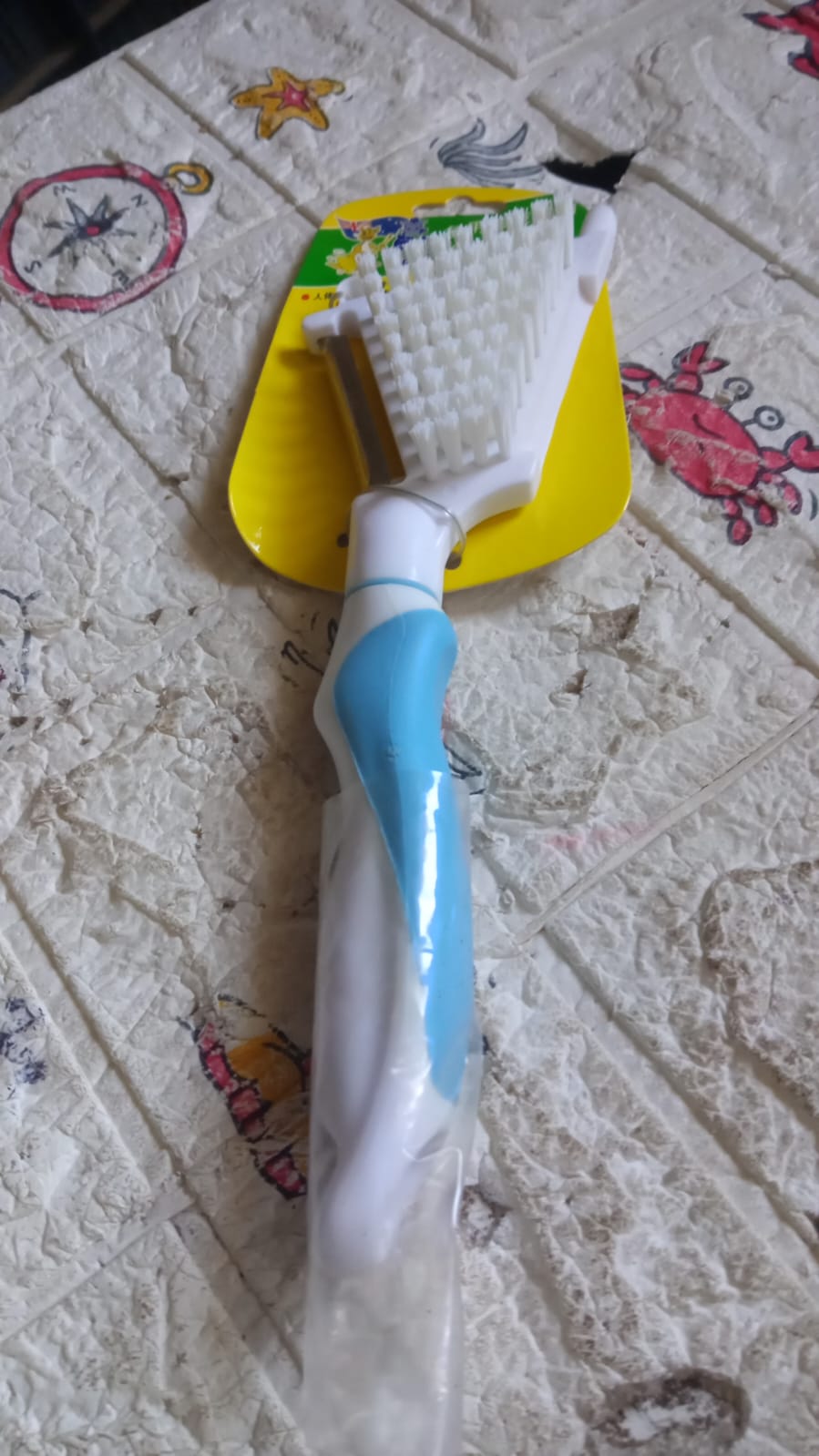 5749 Multipurpose Peeler Brush, Vegetable Peeler with Brush, Multifunctional Fruits and Vegetable Cleaning Brush, Stainless Steel Potato Peelers, Home Kitchen Peeler with Long Handle (1 Pc ) 5749 Multipurpose Peeler Brush, Vegetable Peeler with Brush, Multifunctional Fruits and Vegetable Cleaning Brush, Stainless Steel Potato Peelers, Home Kitchen Peeler with Long Handle (1 Pc )